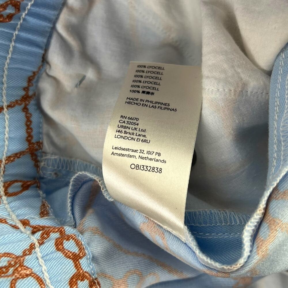 Maeve Kalle Chain Print Drawstring Track Pants Size XL - Picture 6 of 8